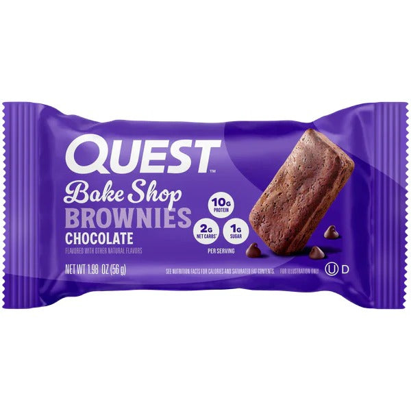 Quest Baked Goods Brownie Chocolate 56G | Chocolates