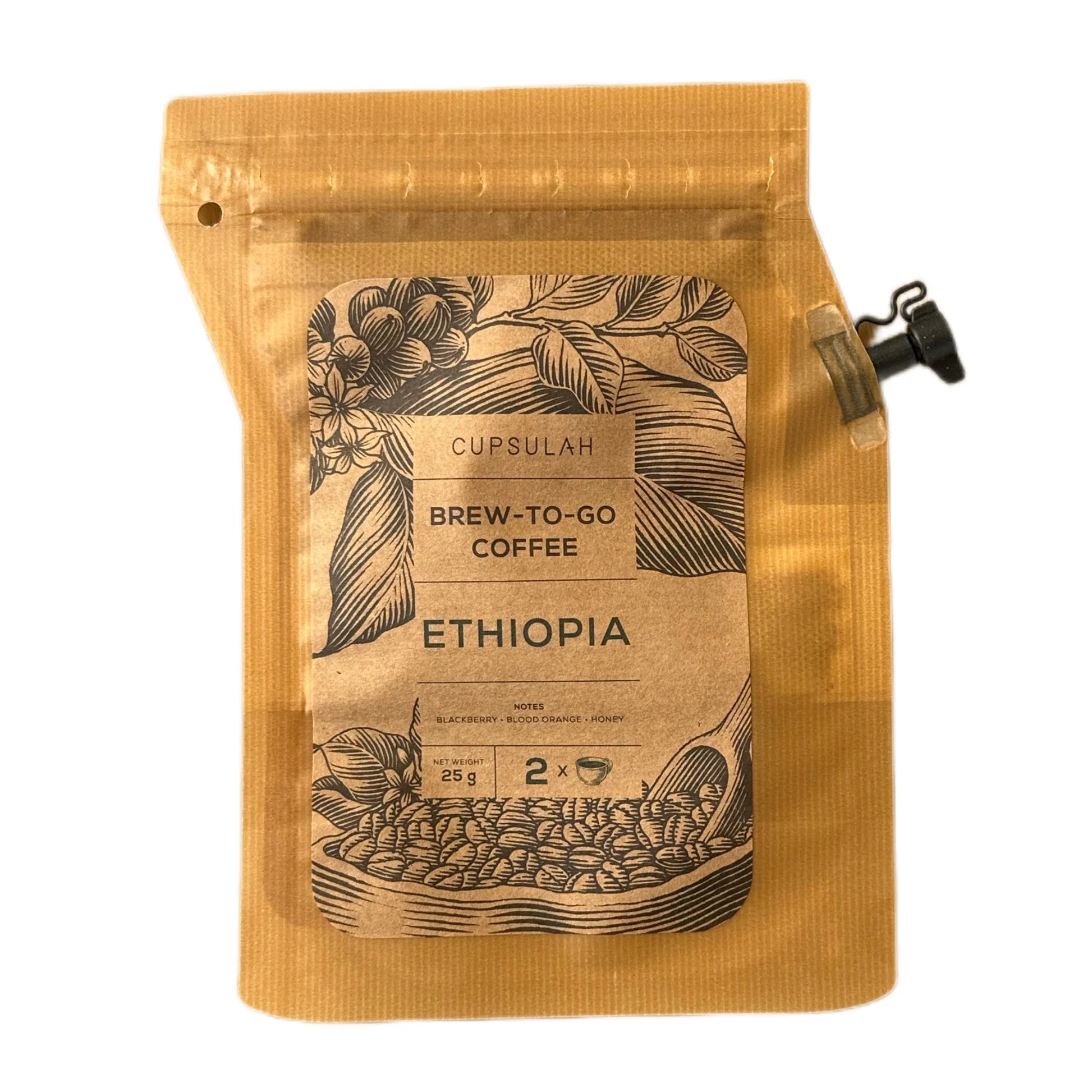 Cupsulah Brew to go ethiopia 25g | Coffee Cupsulah Brew to go ethiopia 25g | Coffee