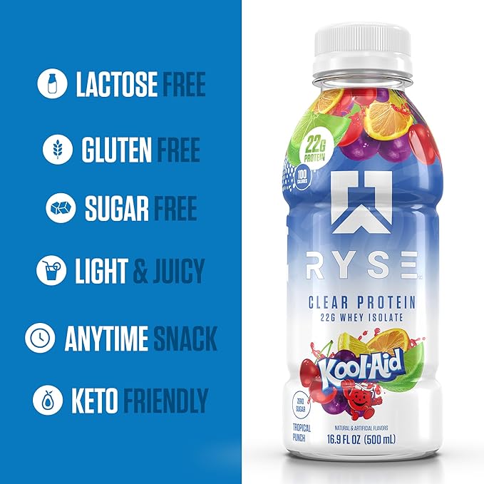 Ryse Clear Protein Kool Aid 500Ml | RTD Ryse Clear Protein Kool Aid 500Ml | RTD