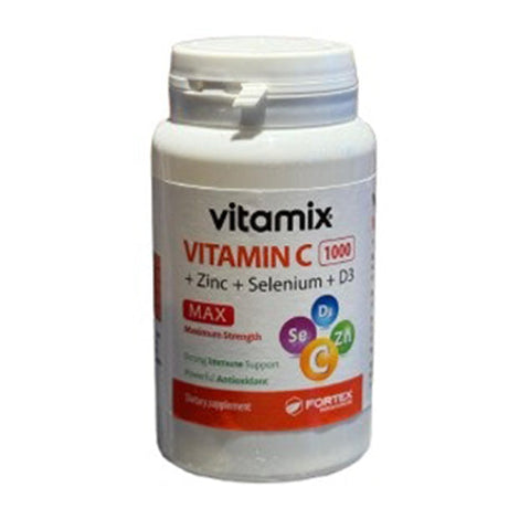 فيتامينكس فيتامين C + زنك + سيلينيوم + D3 ماكس ‎60 قرص