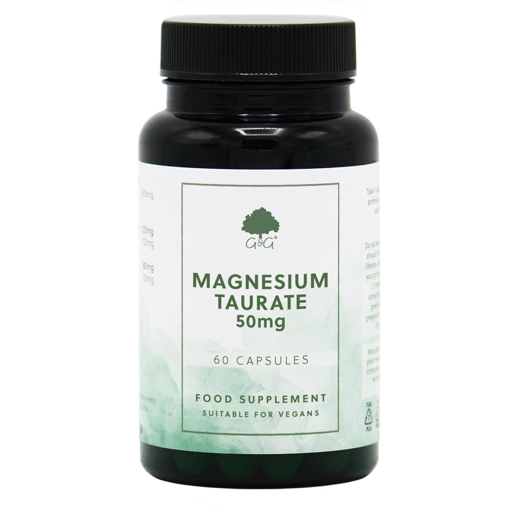 G&G Magnesium Taurate 50mg 60's Capsule | Magnesium