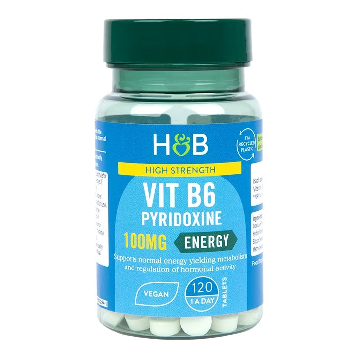 H&B High Strength Vitamin B6 + Pyridoxine 120 Tablets | B Vitamins