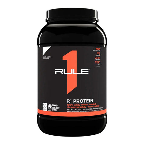 Rule 1 Protein Isolate 30 serv Vanilla Creme 900g