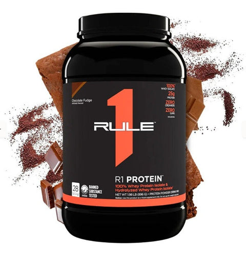 Rule 1 Protein Isolate 28 Serv Chocolate Fudge 896g