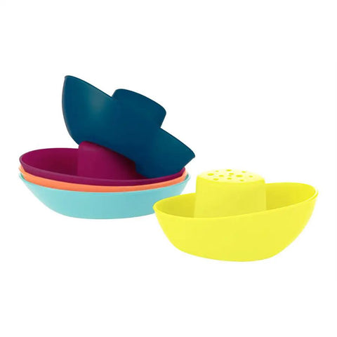 Boon - Fleet Stacking Boats Bath Toy - Multicolor