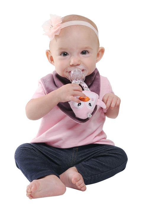 Malarkey Kids Buddy Bib Pinky Penguin