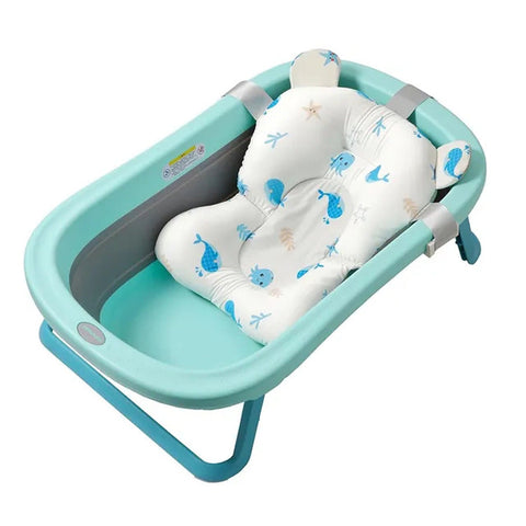 Little Angel - Non-Slip Baby Bathtub Mat - Whale (White)