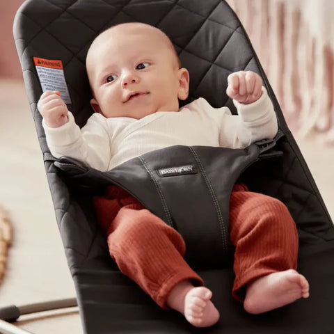 Babybjorn Bouncer Bliss, Cotton (Black)