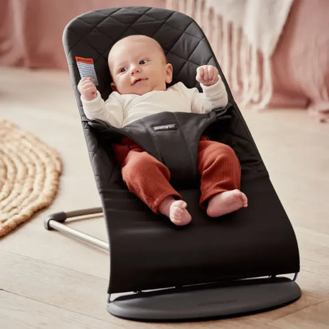 Babybjorn Bouncer Bliss, Cotton (Black)