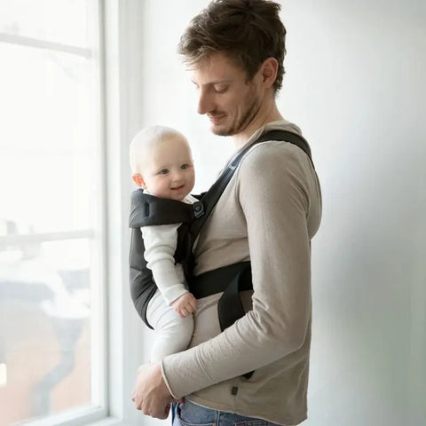 Babybjorn Baby Carrier Mini, Cotton (Black)