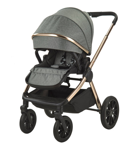 Gokke Reversible Baby Stroller Bj02Gg (Grey And Gold)