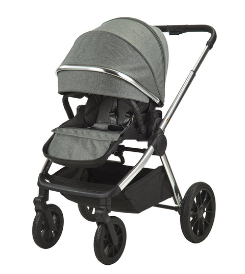 Gokke Reversible Baby Stroller Bj02Gs (Grey & Silver)