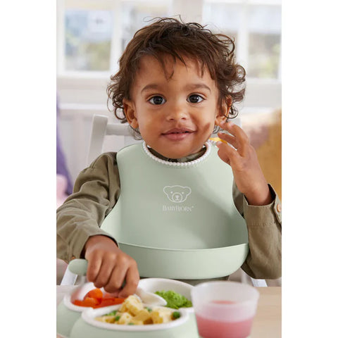 Babybjorn Baby Bib (Powder Green)