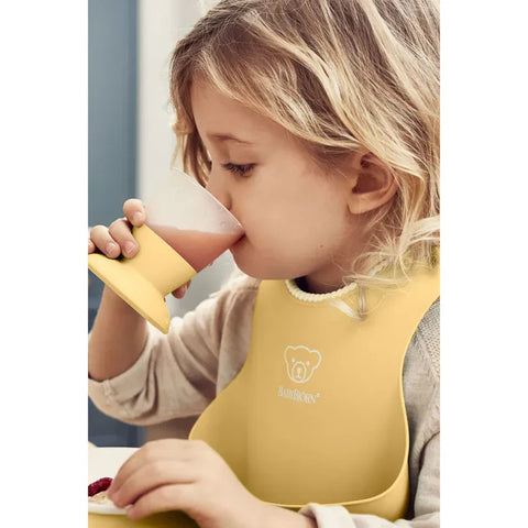 Babybjorn Baby Bib (Powder Yellow/Powder Green) - Pack Of 2