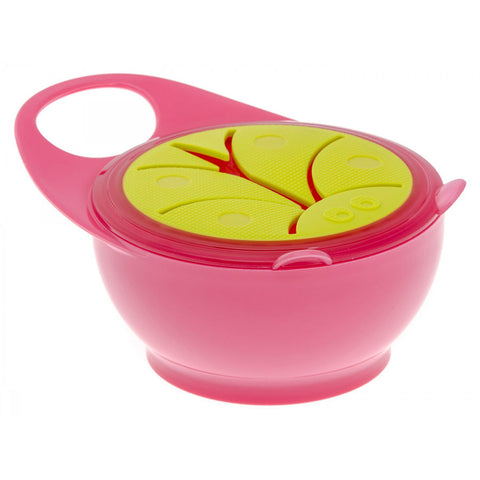 Brother Max - Easy-Hold Snack Pot Bowl (Pink/ Green)