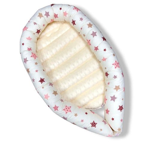 Baby Nest With Soft Paddings (Cream Star)