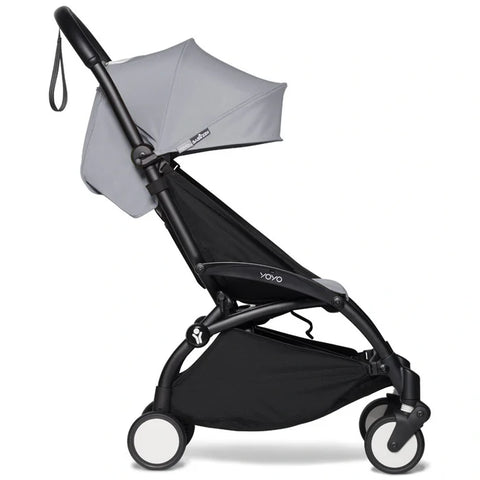 Babyzen YOYO 6+ Stroller - Black Frame with Color Pack 6+ (Stone)