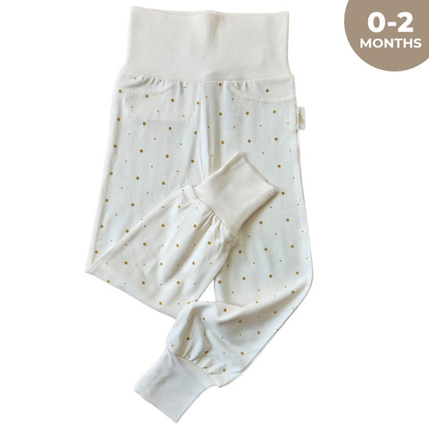 Elli Junior Bamboo Baby Pants Golden Dots (0-2M)