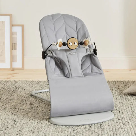 Babybjorn Bouncer Bliss Woven, Petal Quilt (Light Grey)