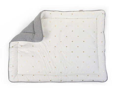 Childhome Playpen - Mattress 75 X 95 Cm - Jersey Gold Dots