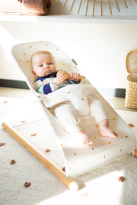 Childhome Evolux Bouncer (Natural White)