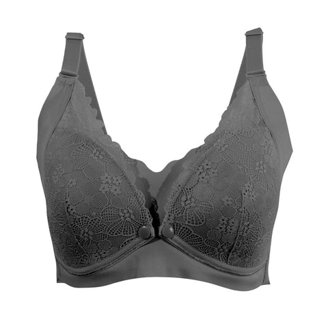 Okus - Pretty Lace Maternity & Nursing Bra - (Black) - Small