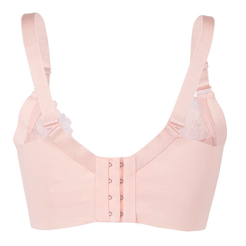 Okus - Pretty Lace Maternity & Nursing Bra - Pink (Large)