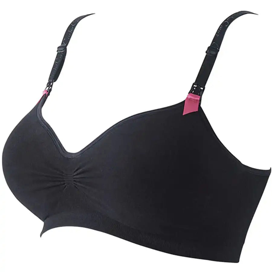Curve Seamless Nursing Bra (Black) - S | Nursing Clothing Curve Seamless Nursing Bra (Black) - S | Nursing Clothing