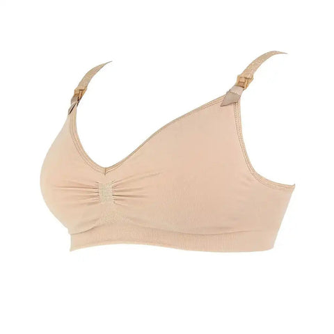 Curve Seamless Nursing Bra (Nude) - S