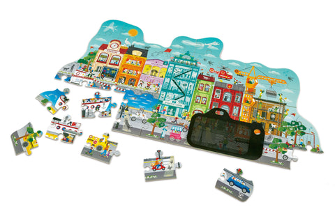 Hape - Animated City Puzzle