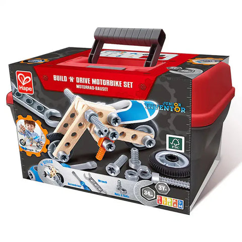 Hape - Build 'N' Drive Motorbike Set