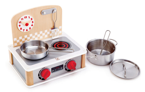 Hape 2-In-1 Kitchen & Grill Set