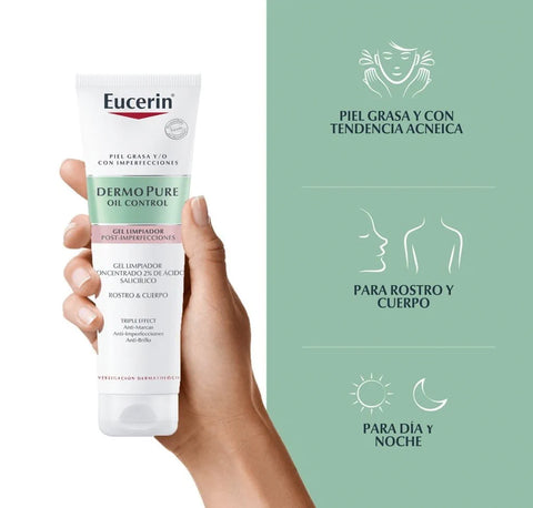 Eucerin Dermo Purifyer Triple Effect Cleanser 150 Ml