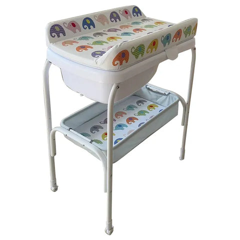 Thekiddoz Bath And Changing Table - Elephant Design