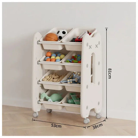 Little Angel Toys Storage Rack (White)