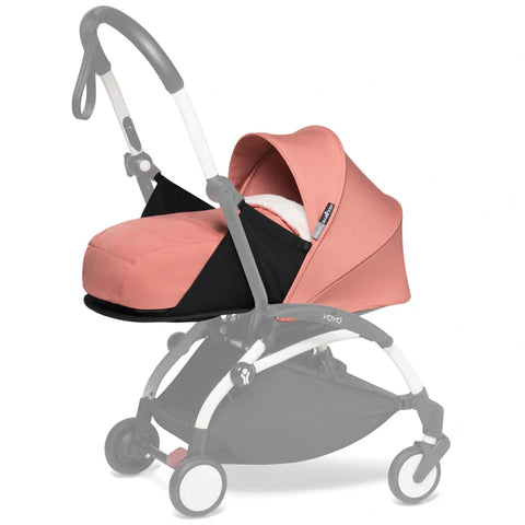 Babyzen Yoyo 0+ Stroller - White Frame With Newborn Pack 0+ (Ginger)