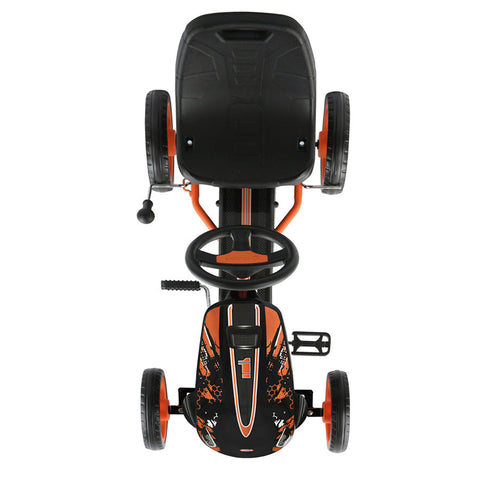 Hauck - Speedster Pedal Go Kart Sporty Graphics (Orange)