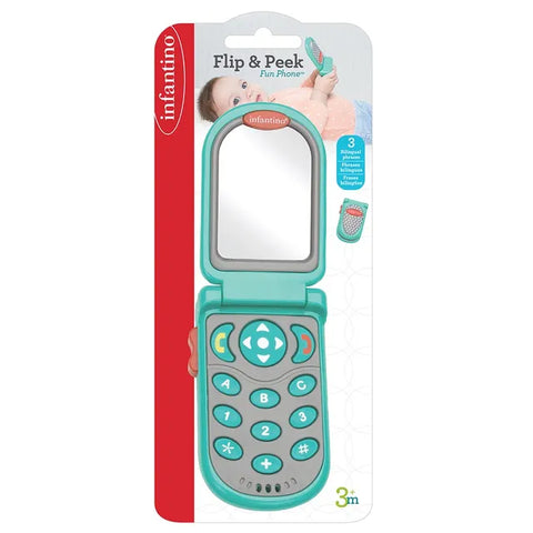 Infantino - Flip & Peek Fun Phone (Teal)