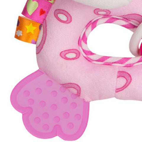 Baby Rattles Animal (Pink)