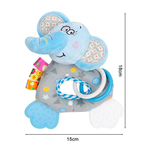 Baby Rattles Animal (Blue)