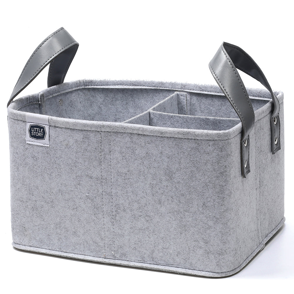 Little Story Diaper Caddy Simplex (Grey) | Diaper Bags & Backpacks Little Story Diaper Caddy Simplex (Grey) | Diaper Bags & Backpacks