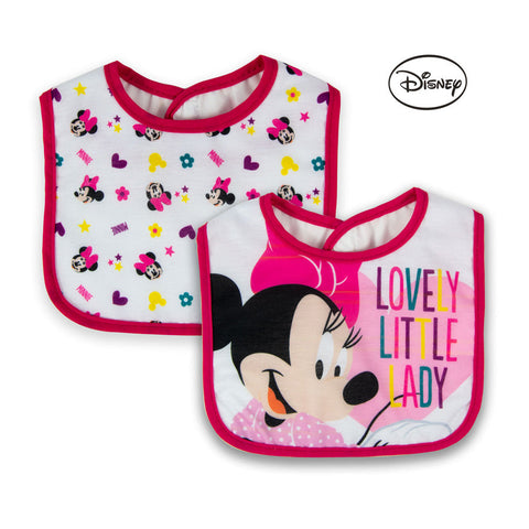 Disney - Minnie Cotton Bibs 2Pcs