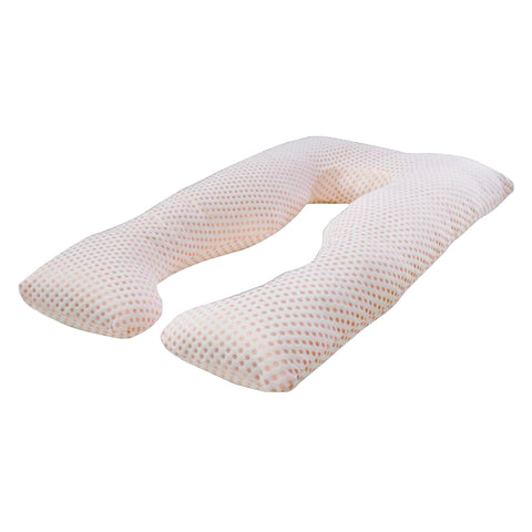 Moon Full Body Pregnancy Pillow U-Shaped-Pink