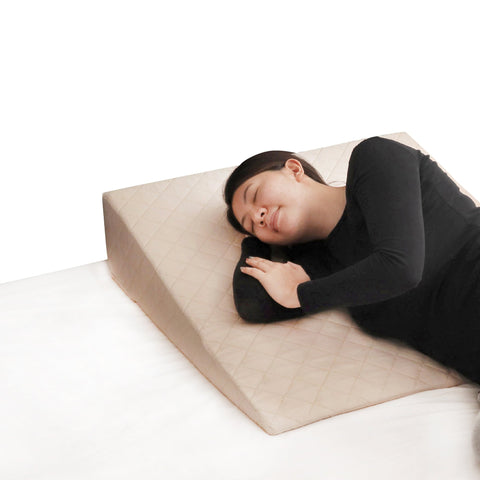 Moon - Wedge Pillow For Gerd Acid Reflux (Brown)