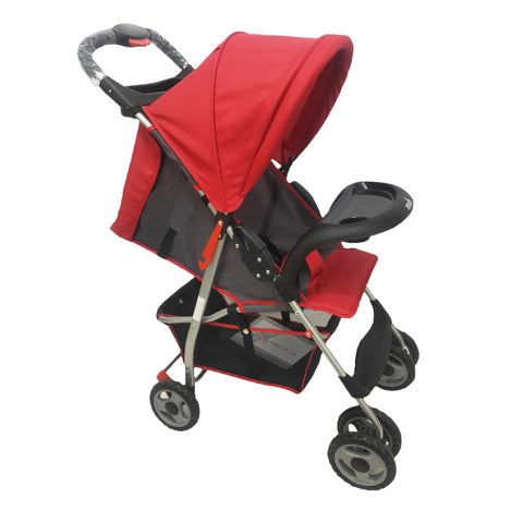 Moon - Bezik - One Fold Stroller (Fire Red)