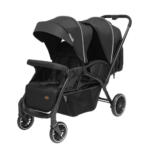 Moon Dois - Twin Stroller (Black)