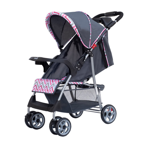 Moon - Trek One- Fold Travel Stroller - Pink