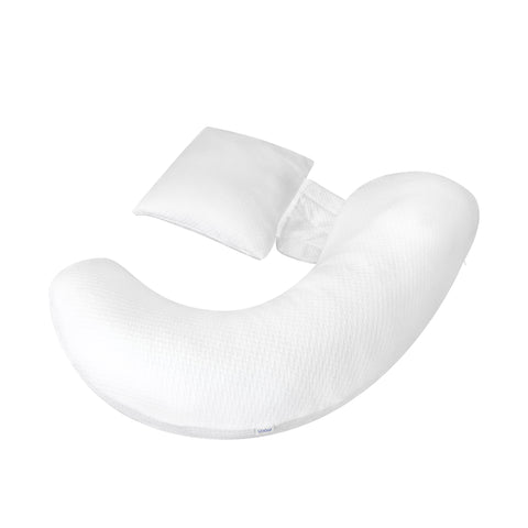 Moon - Organic Multi-position Pregnancy Pillow (White)