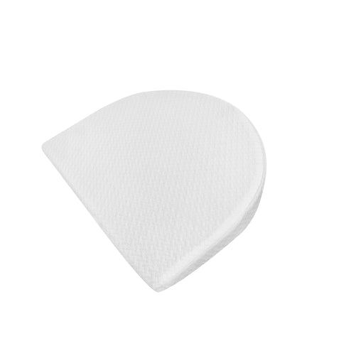 Moon - Organic Universal Crib Wedge Pillow Half Moon (White)