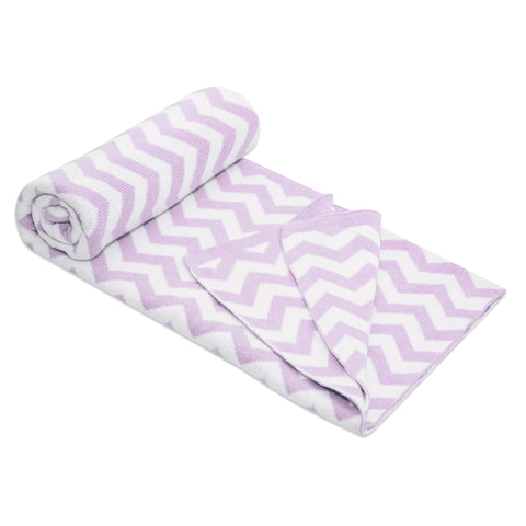 Moon - Soft Stretchy Knitted Cotton Swaddle 70x90cm (Pink)